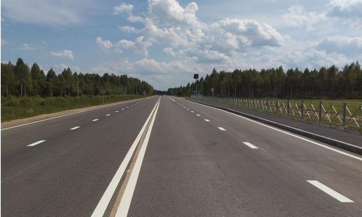Смоленская область. Работы по ремонту участка дороги Рославль – Ельня завершены (к информации о выполнении поручения по итогам личного приема граждан, проведенного А.К.Анисимовым 23.03.2025)
