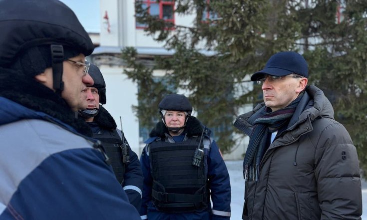 Белгород. Осмотр поврежденных объектов инфраструктуры. Фото: belregion.ru