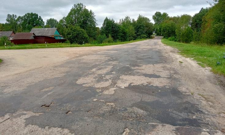 Брянская область, Навлинский район. Состояние дороги на дату личного приема граждан, проведенного С.В.Нештенко 18.08.2023