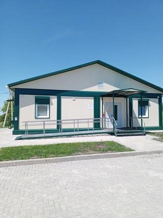 Курская область, село Гущино. Новый ФАП (к информации о выполнении поручения по итогам личного приема граждан, проведенного Д.Н.Давыдовым 7.02.2025).