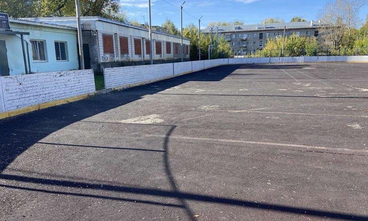 Ивановская область, город Кохма, улица Машиностроительная. Хоккейная площадка на дату личного приема граждан, проведенного С.В.Нештенко 19.09.2024