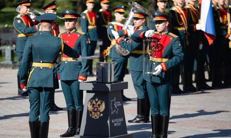 Москва. Ежегодная патриотическая акция «Огонь памяти». Фото: onf.ru