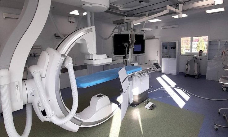 Московская область, Ступино, улица Чайковского, владение 7, корпус 1. Региональный сосудистый центр в Ступинской больнице. Фото: сайт Министерства здравоохранения Московской области mz.mosreg.ru