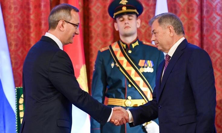 16 сентября 2020 года. Калуга. Церемония вступления В.В.Шапши в должность губернатора Калужской области.
