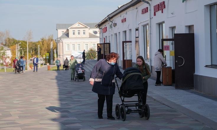 Ивановская область, Гаврилов Посад. Центральная часть города после благоустройства. Фото: сайт Правительства Ивановской области Ivanovoobl.ru