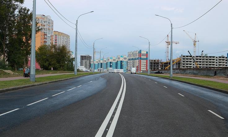 Брянск. Новая дорога по улице Советской. Фото: пресс-служба Губернатора и Правительства Брянской области