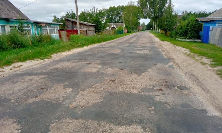 Брянская область, Навлинский район. Состояние дороги на дату личного приема граждан, проведенного С.В.Нештенко 18.08.2023