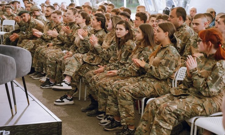 Рязанская область, село Дубровичи. Патриотический форум молодежи ЦФО «Студенческий спецназ». Фото: форум «Студенческий спецназ»