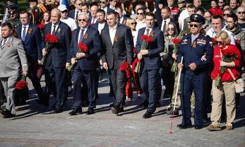 Москва. Ежегодная патриотическая акция «Огонь памяти». Фото: onf.ru