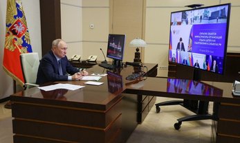 10 июня 2026 года. Москва, Кремль. Совещание с членами Правительства РФ (в режиме видеоконференции). Фото: пресс-служба Президента РФ