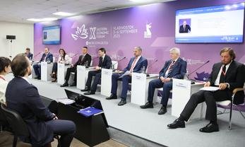 Владивосток, ВЭФ-2025. Сессия «ЭКГ-рейтинг ответственного бизнеса: возможности практического применения». Фото: Россконгресс, А.Алексашина