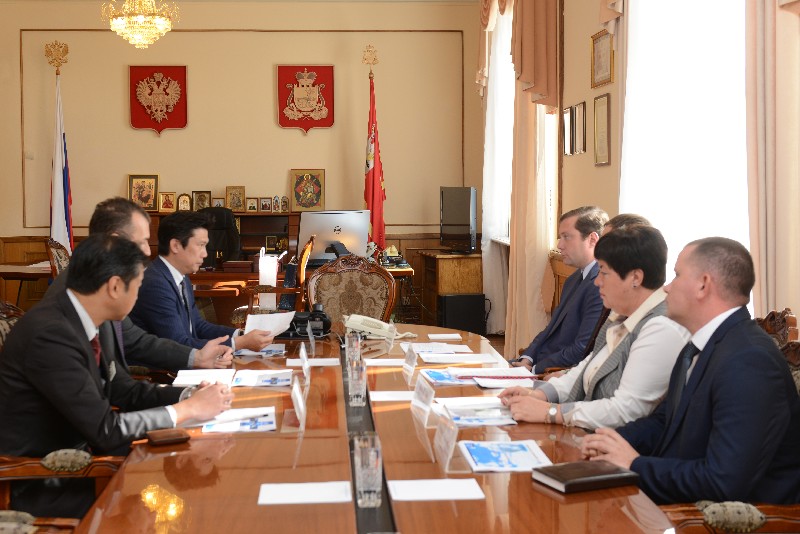 Рабочая встреча Губернатора Смоленской области Алексея Островского с представителями японского бизнеса