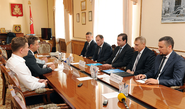 Рабочая встреча губернатора Алексея Островского с Министром транспорта Максимом Соколовым