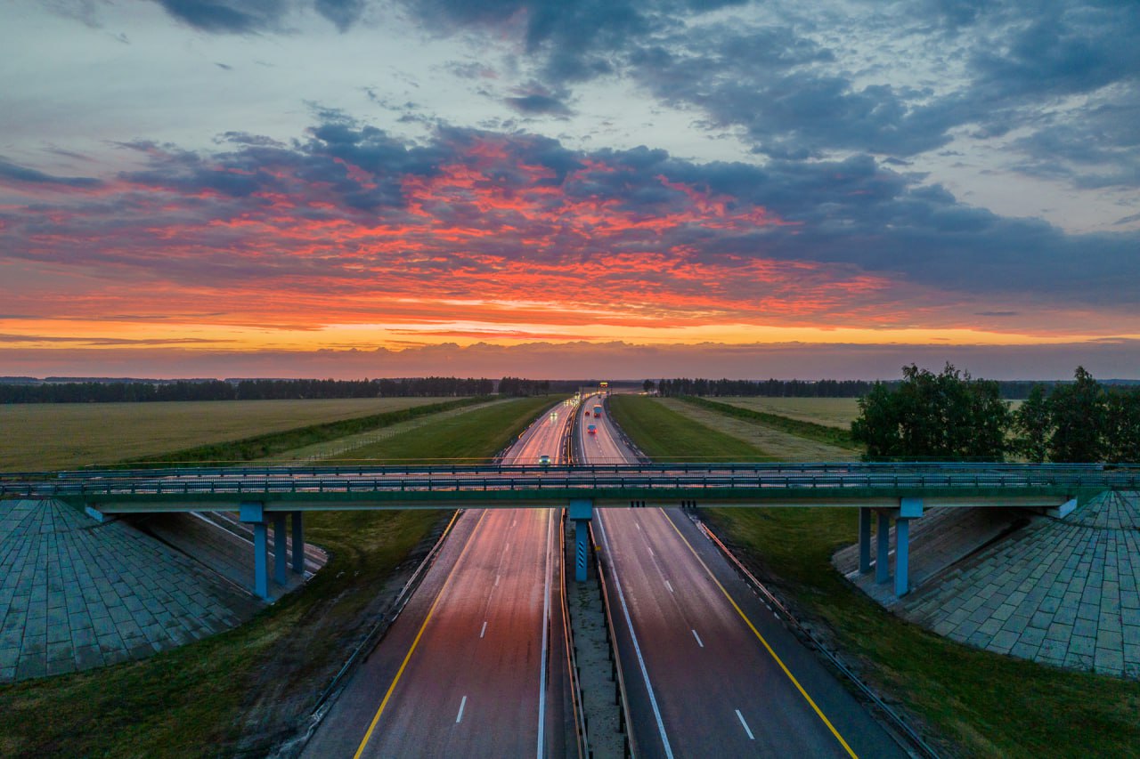 Воронежская область. Трасса М-4 «Дон». Фото: «Автодор» t.me/avtodorgk/6591