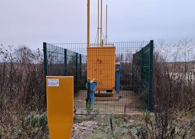 Калужская область, деревня Парфёново. Газификация населенного пункта. Фото: тг-канал министра строительства и ЖКХ Калужской области В.Лежнина