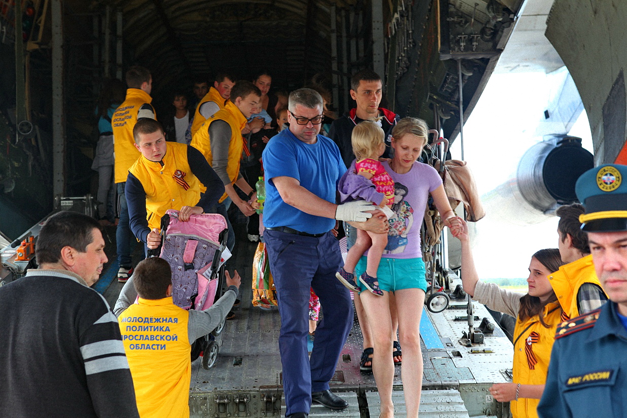В Ярославскую область прибыли 110 граждан Украины, бежавших из зоны боевых действий