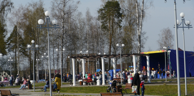 Московская область, Электрогорск. В городском парке. Фото: региональные СМИ