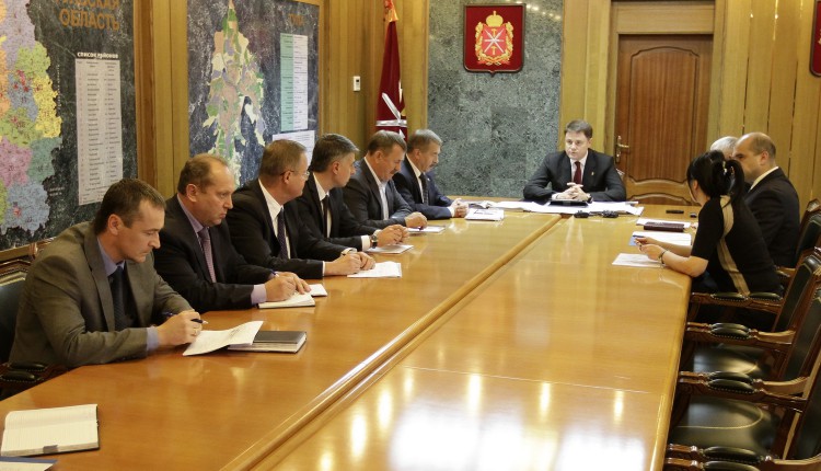 Владимир Груздев провел рабочую встречу с руководителями г.Тулы