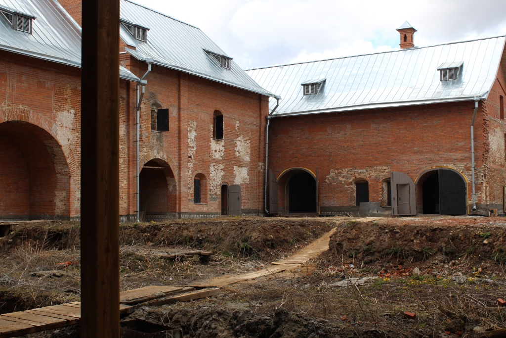 В Конюшенном дворе в Ростове завершен очередной этап ремонтно-реставрационных работ