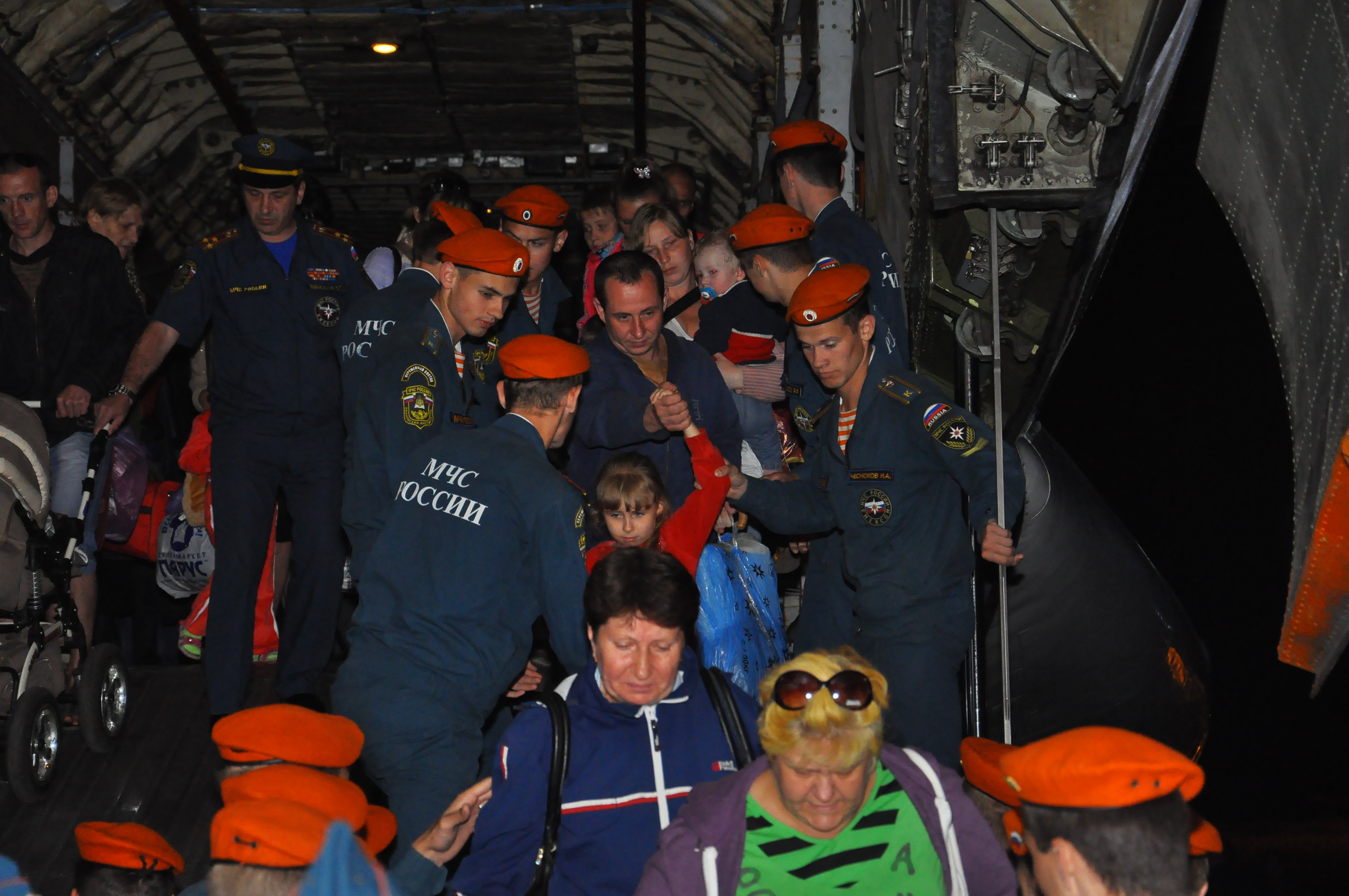 В Ивановскую область прибыл первый самолёт с 75 беженцами из Украины