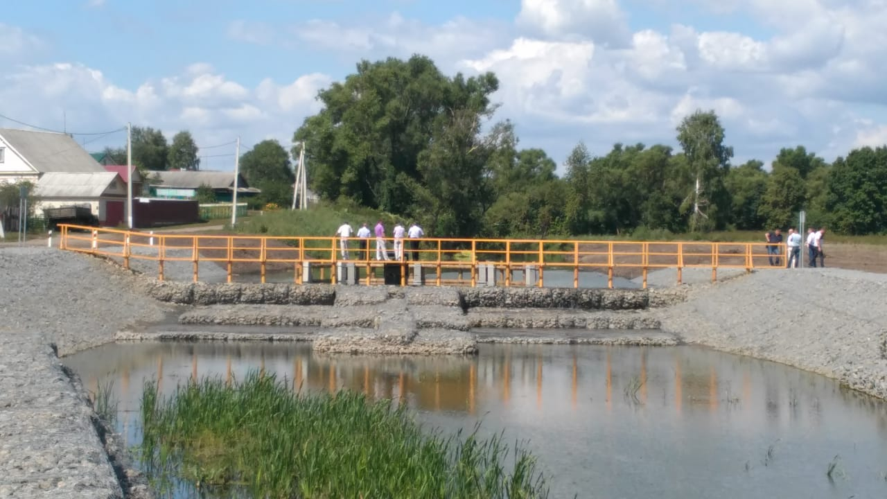 В Пичаевском районе Тамбовской области состоялось торжественное открытие новой плотины