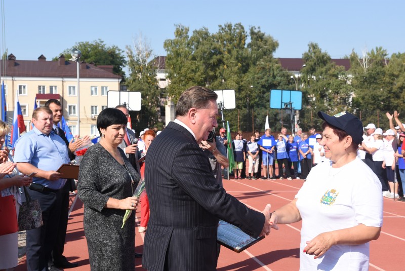 Сегодня в Курске на стадионе «Трудовые резервы» были разыграны призы летней Спартакиады пенсионеров области