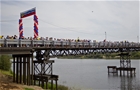 Российские военные за месяц построили мост для жителей Костромской области