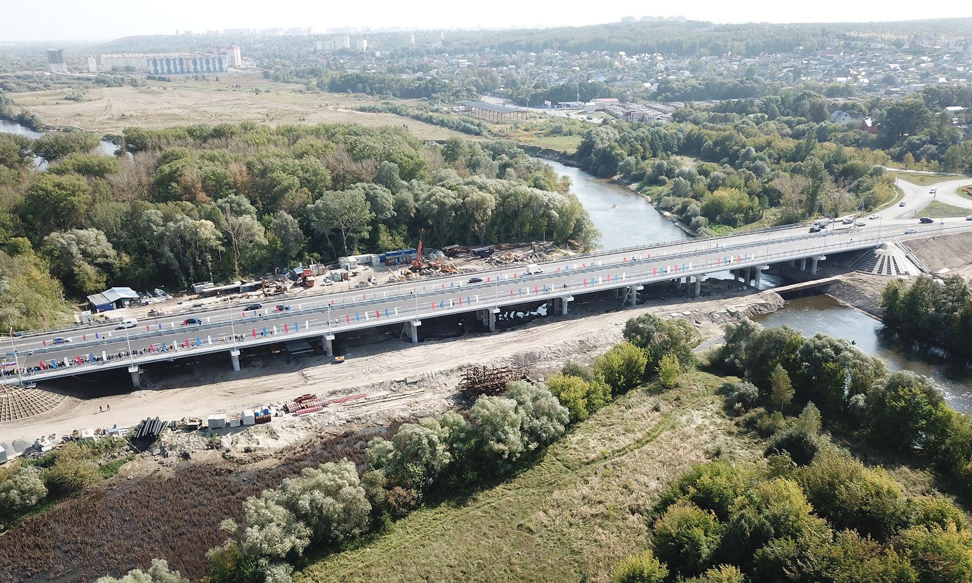 17 сентября 2020 года. Брянск. Реконструированный Литейный мост. Фото: пресс-служба Губернатора и Правительства Брянской области