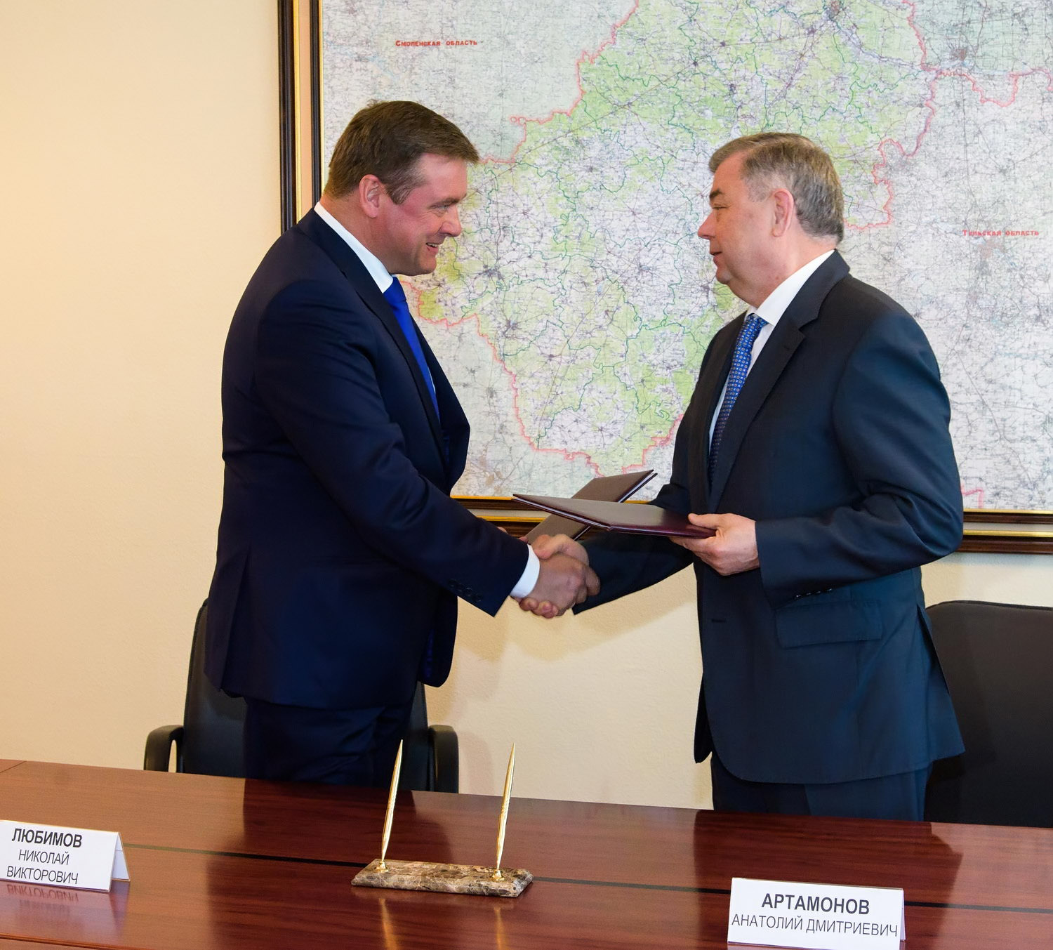 Калужская и Рязанская области заключили соглашение о сотрудничестве