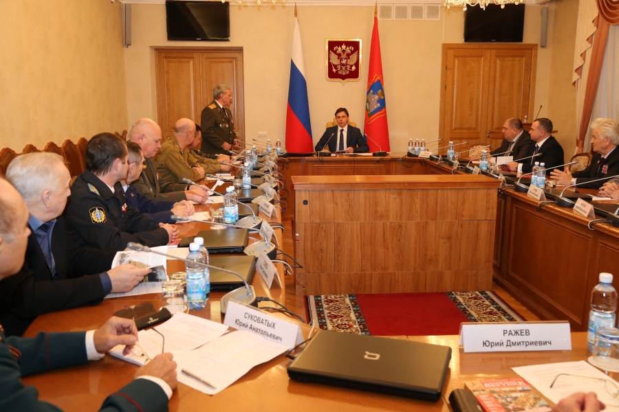 Андрей Клычков принял участие в заседании Общественного совета ветеранов при Губернаторе Орловской области