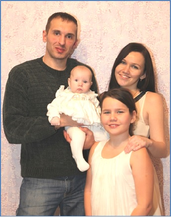 Семья Грабенко стала лучшей молодой семьёй России