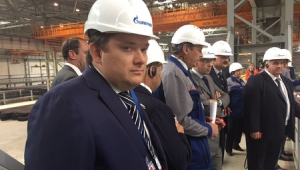 Сенатор Журавлев принял участие в запуске нового цеха по производству труб в Волгореченске Костромской области