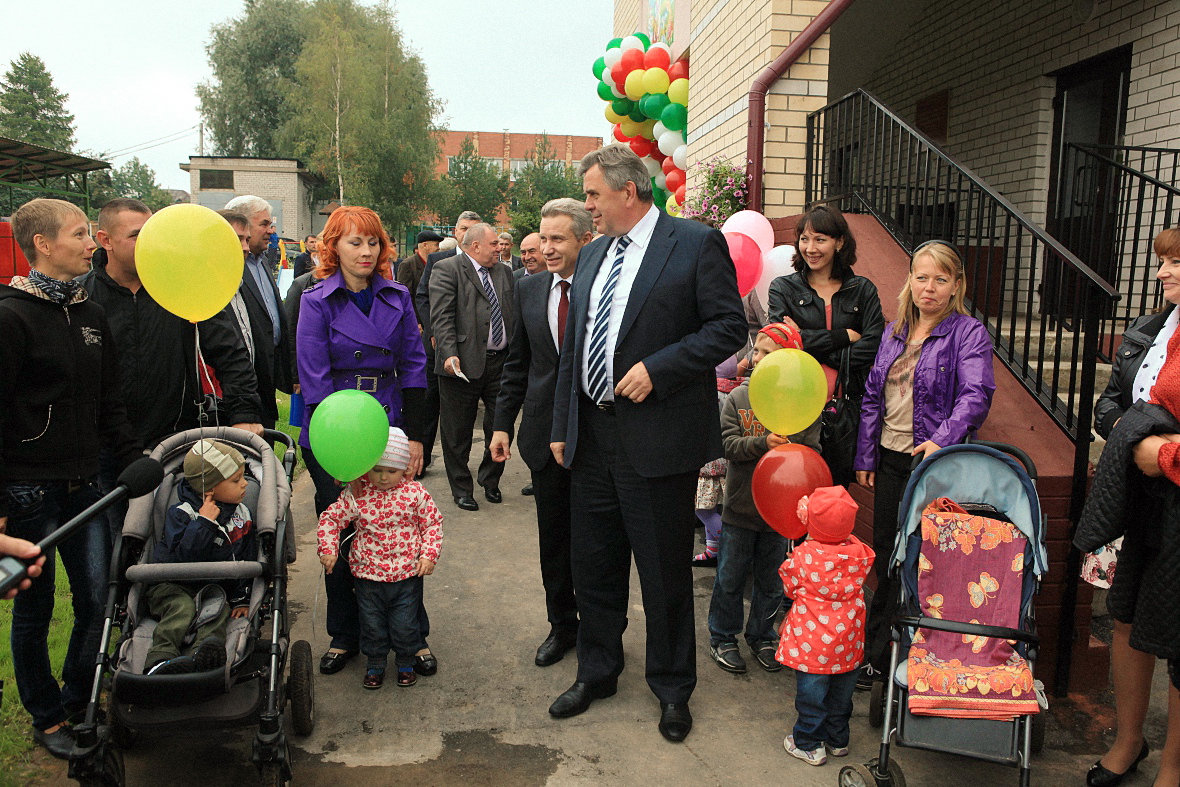 Губернатор Ярославской области Сергей Ястребов принял участие в открытии нового детского сада в Данилове