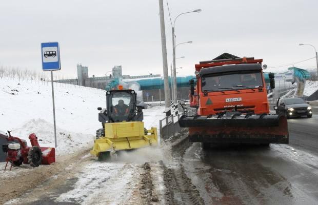 дороги снег уборка