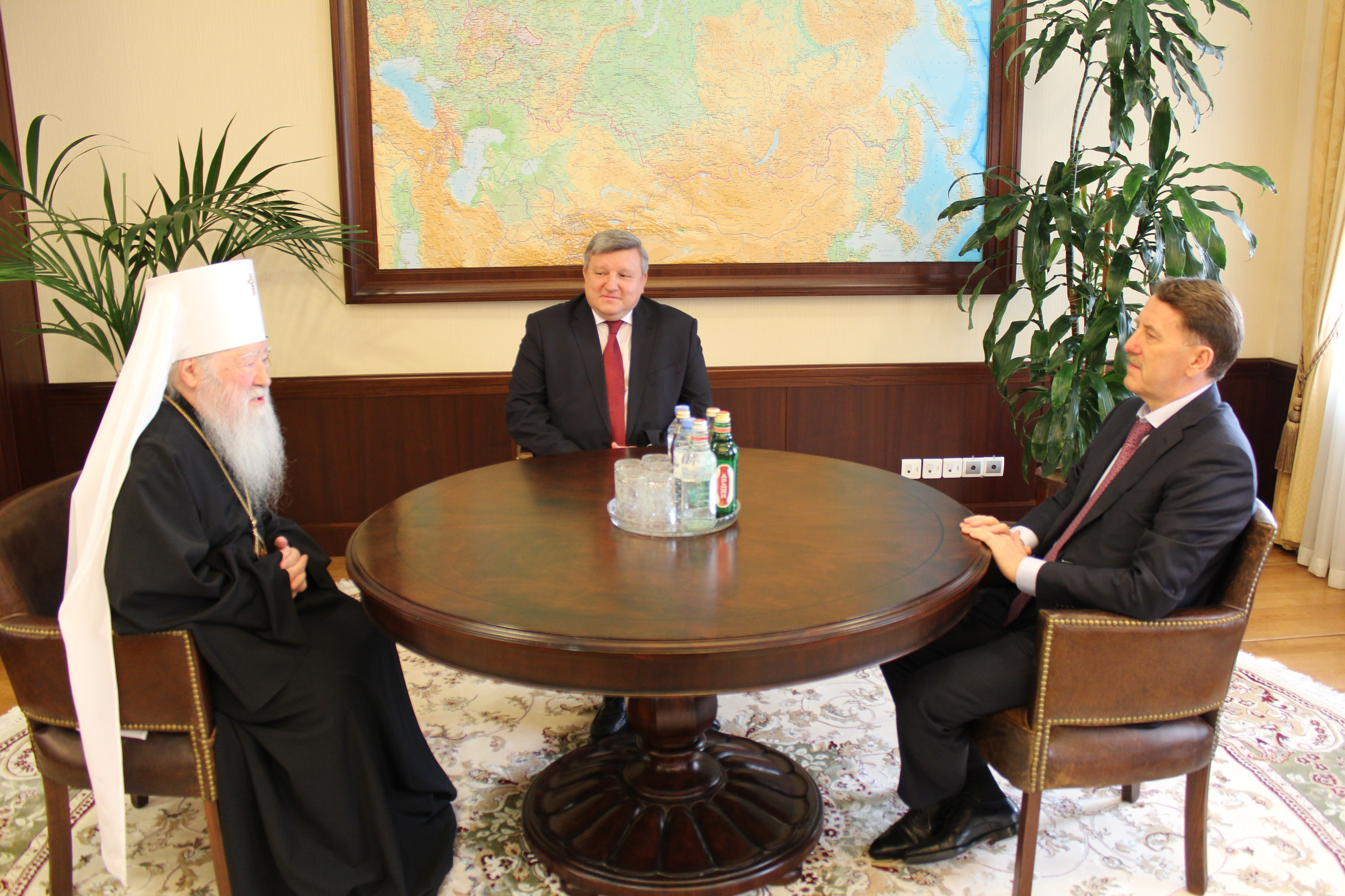 Встреча с митрополитом Крутицким и Коломенским Ювеналием