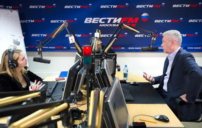 Сергей Собянин дал интервью радиостанции «Вести FM»